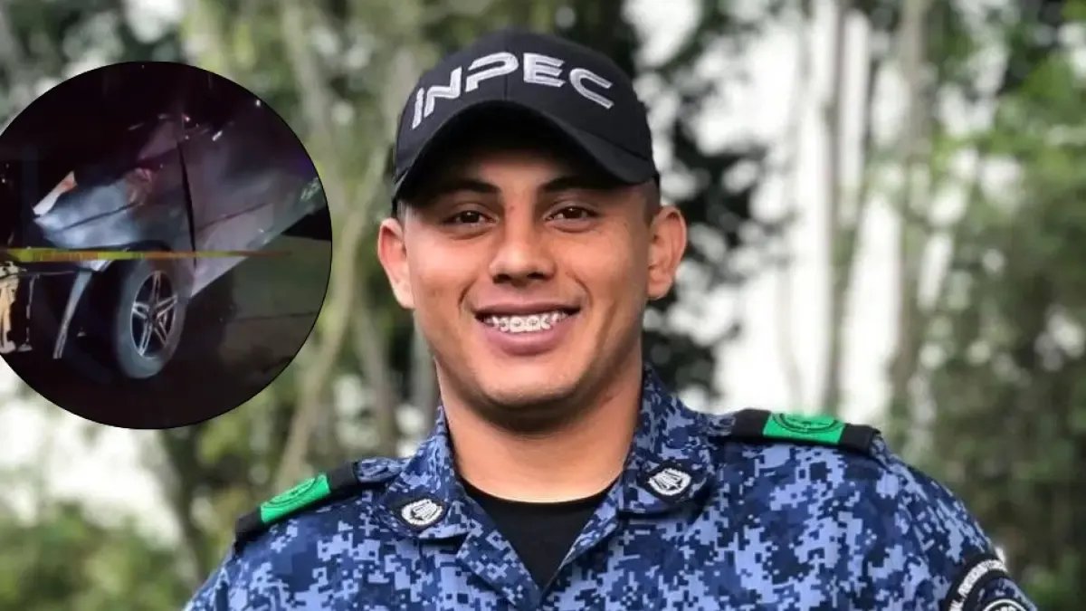 El Guardia del Inpec que Murió en Trágico accidente en vías de Santander
