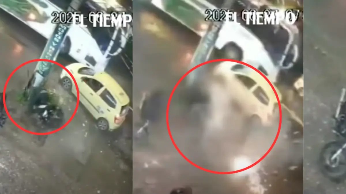 Hombre se Salvó de Morir Tras Tocar Caja de Energía en Bogotá; Hubo Impactante Descarga Eléctrica