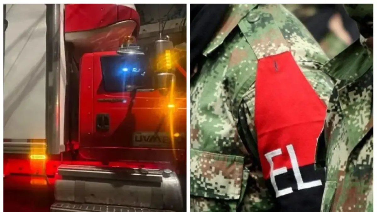 Hombres Armados Incinaron Caban de Tres Tractomulas y Dejaron un cilindro