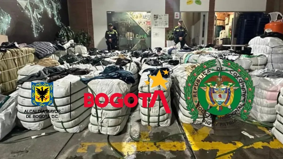Millonaria Incautacia de Contrabando en Bogotá A Mercancía Valorada en $ 2.500 MILLONES
