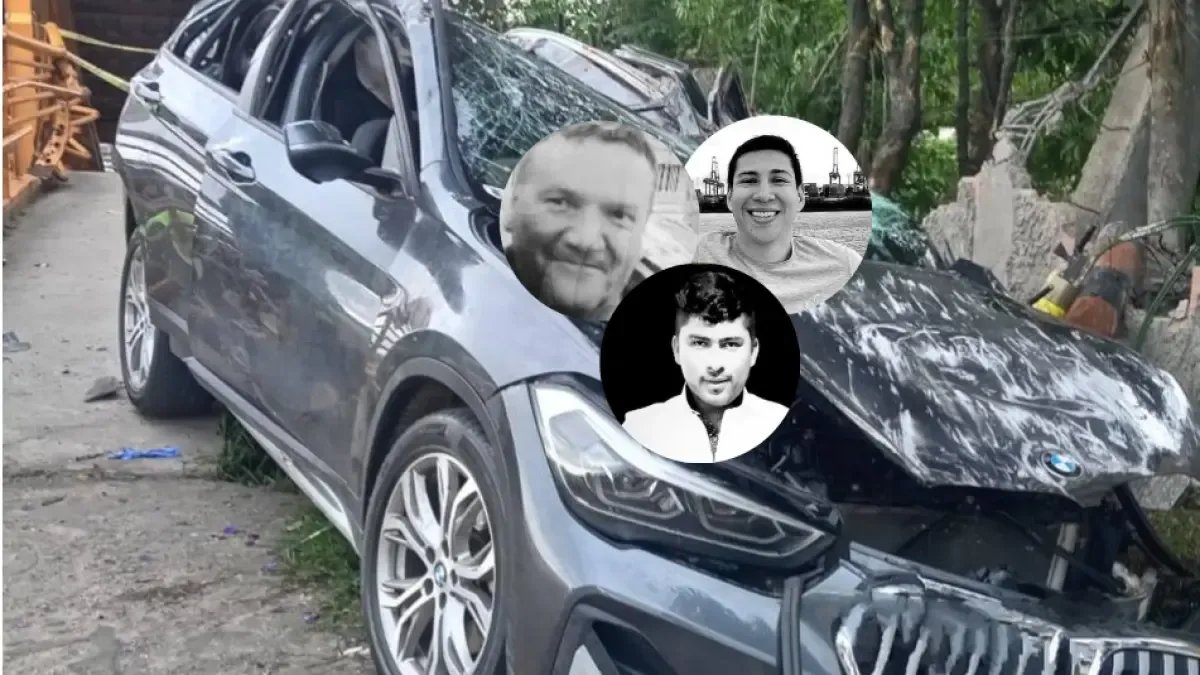 Identifican A Tres Hombres que Murieron en aparato accidente cuando iban en una camioneta bmw por vía de boyacá