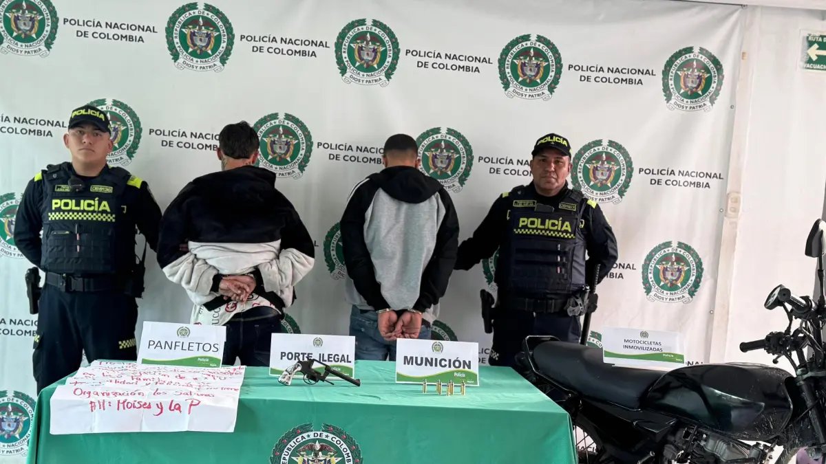 Cayeron dos Hombres intentaban Extorsionar A Comerciantes en Bogotá