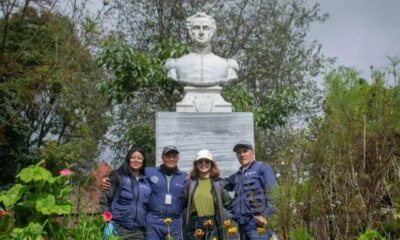 Una Restauración Milimétrica para el General O'Leary en el Parque Gernika en Bogotá