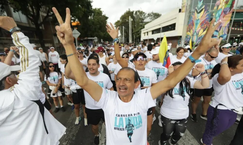 Colombia Corre Unida Por la Vida, La Esperanza y la RECUPERACIÓN DE MIGUEL URIBE TURBAY