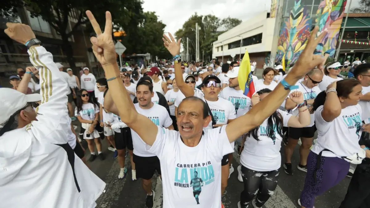 Colombia Corre Unida Por la Vida, La Esperanza y la RECUPERACIÓN DE MIGUEL URIBE TURBAY