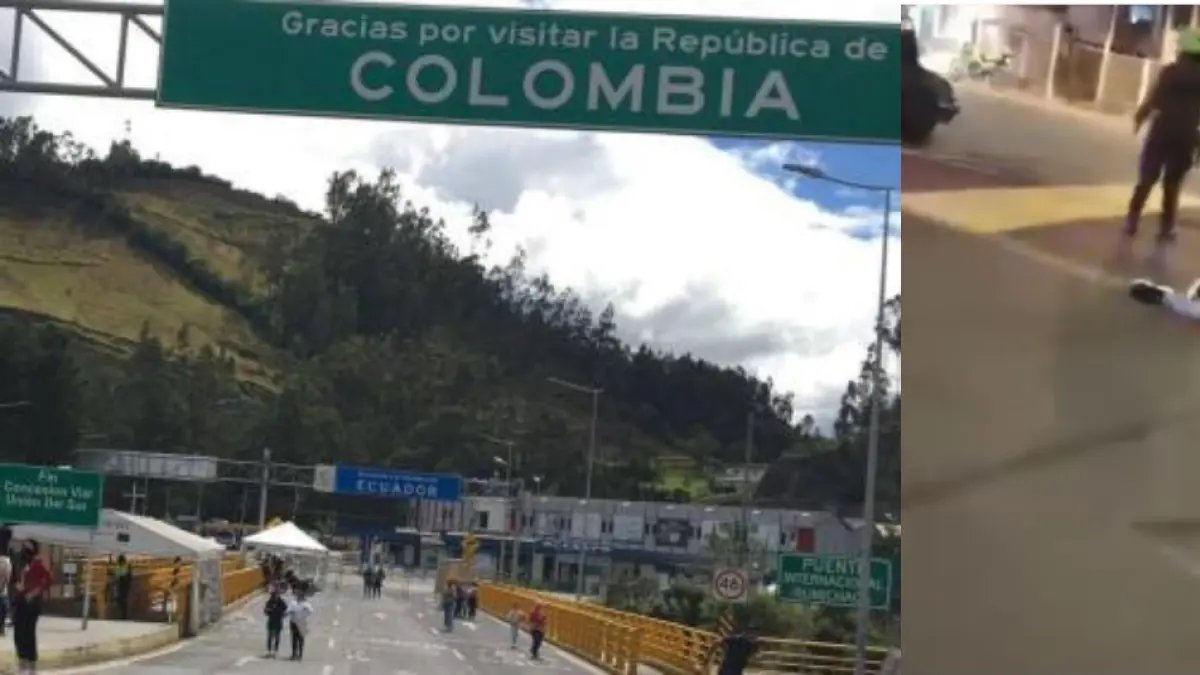 Violenta balacera en la frontera entre Colombia y Ecuador deja dos muertos y cuatro heridos