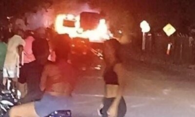 Carro Bomba en Vía Panamericana