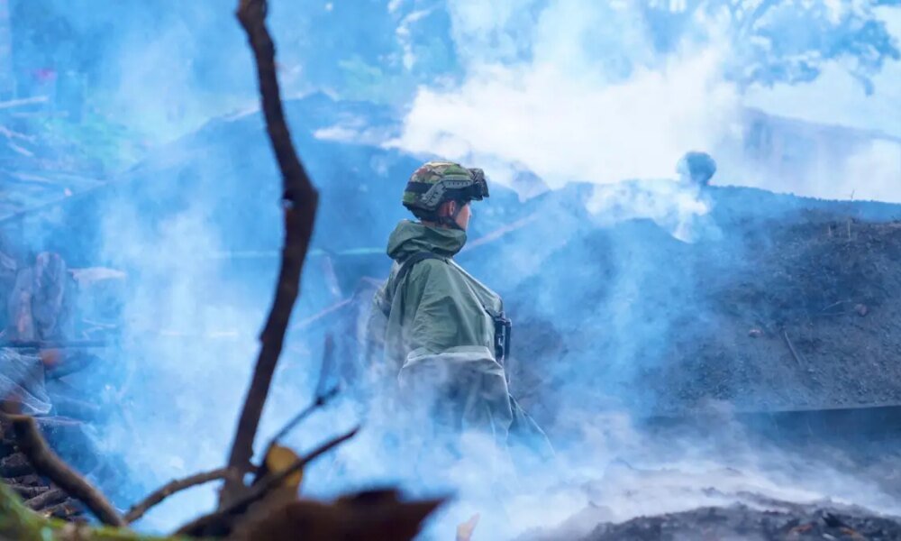 infractores productían carbón vegetal en esta zona protegida