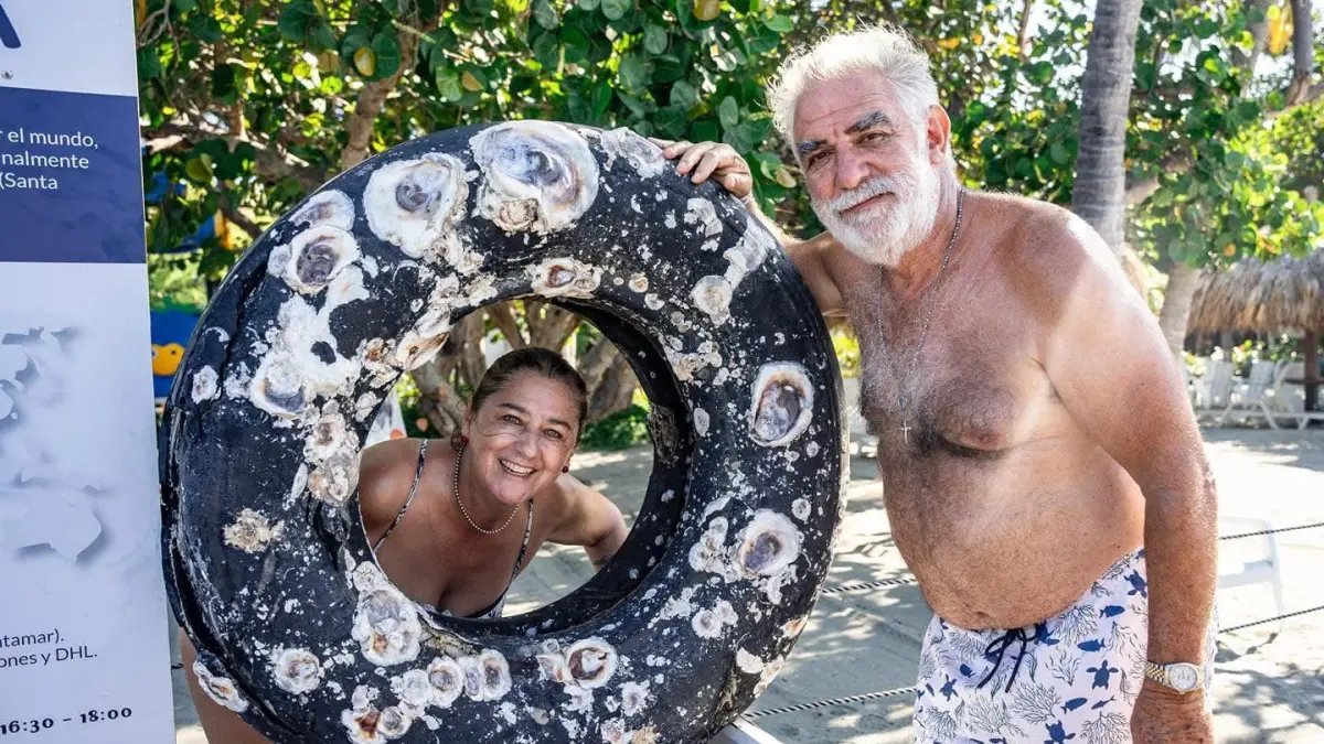 La Historia de la Llanta de Avión Fabricada en China Que Llegó Flotando A Santa Marta y Ahora es USADA para Educar