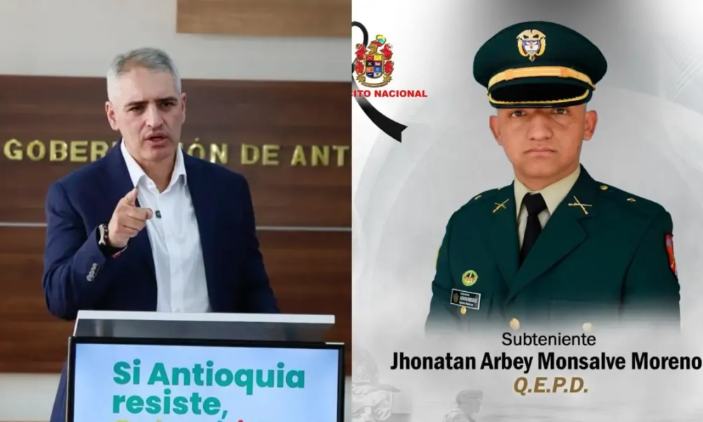 Gobernador de Antioquia Rembrazó El Atentado Con 'Mula Bomba' del Eln Contra Pelotón del Ejército en Valdivia