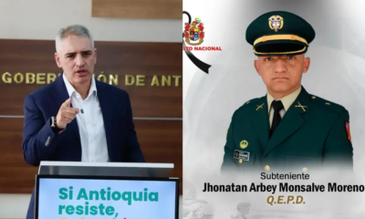 Gobernador de Antioquia Rembrazó El Atentado Con 'Mula Bomba' del Eln Contra Pelotón del Ejército en Valdivia