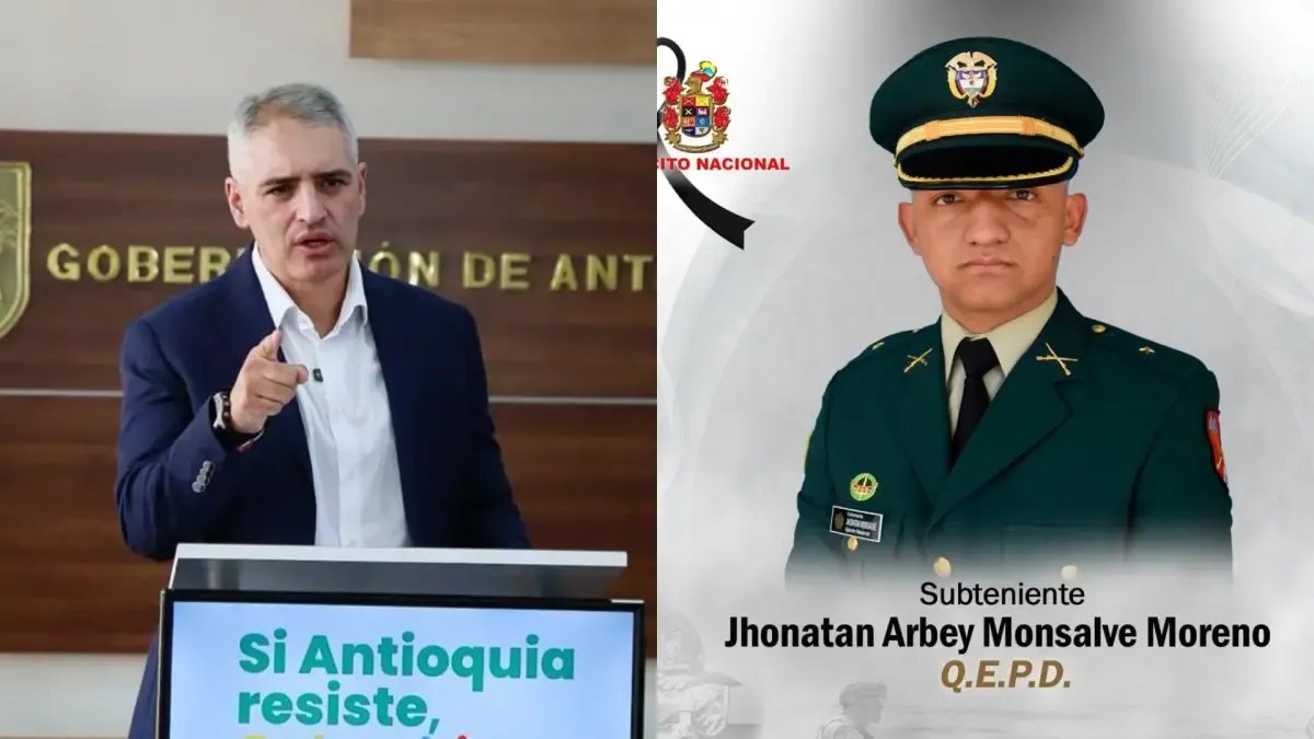 Gobernador de Antioquia Rembrazó El Atentado Con 'Mula Bomba' del Eln Contra Pelotón del Ejército en Valdivia
