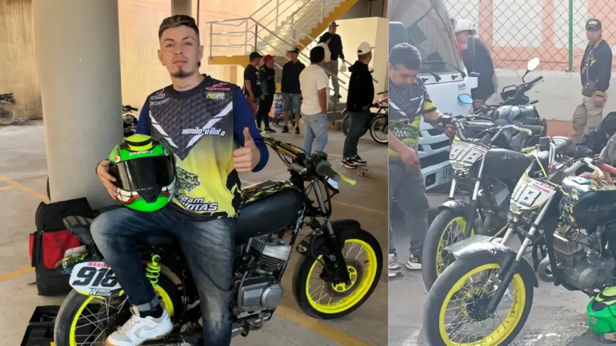 Élt Era Camilo Villota, El Motociclista que Fallecio Tras Bocar Contra Un Poste en Medio de Carrera en Nariño