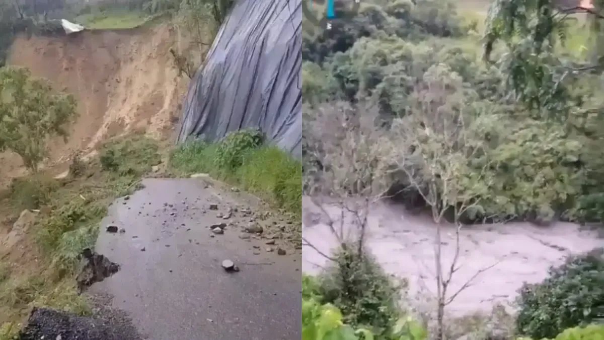 Reportan Deslizamientos en la vía y otros riesgos