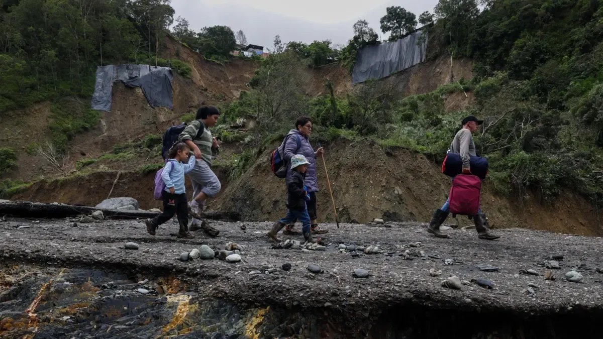Quetame, El Pueblo Atrapado Tras intensas Lluvias y Derrumbes en Cundinamarca