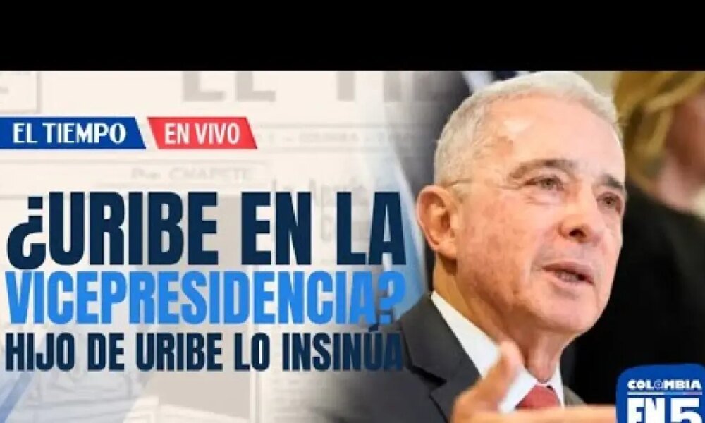 Tomás Uribe Plantea Posible Aspiración Vicepresidencia de Su Padre, Álvaro Uribe