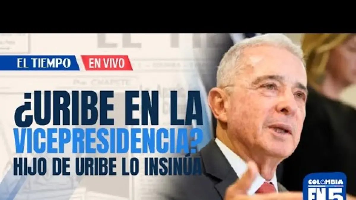 Tomás Uribe Plantea Posible Aspiración Vicepresidencia de Su Padre, Álvaro Uribe