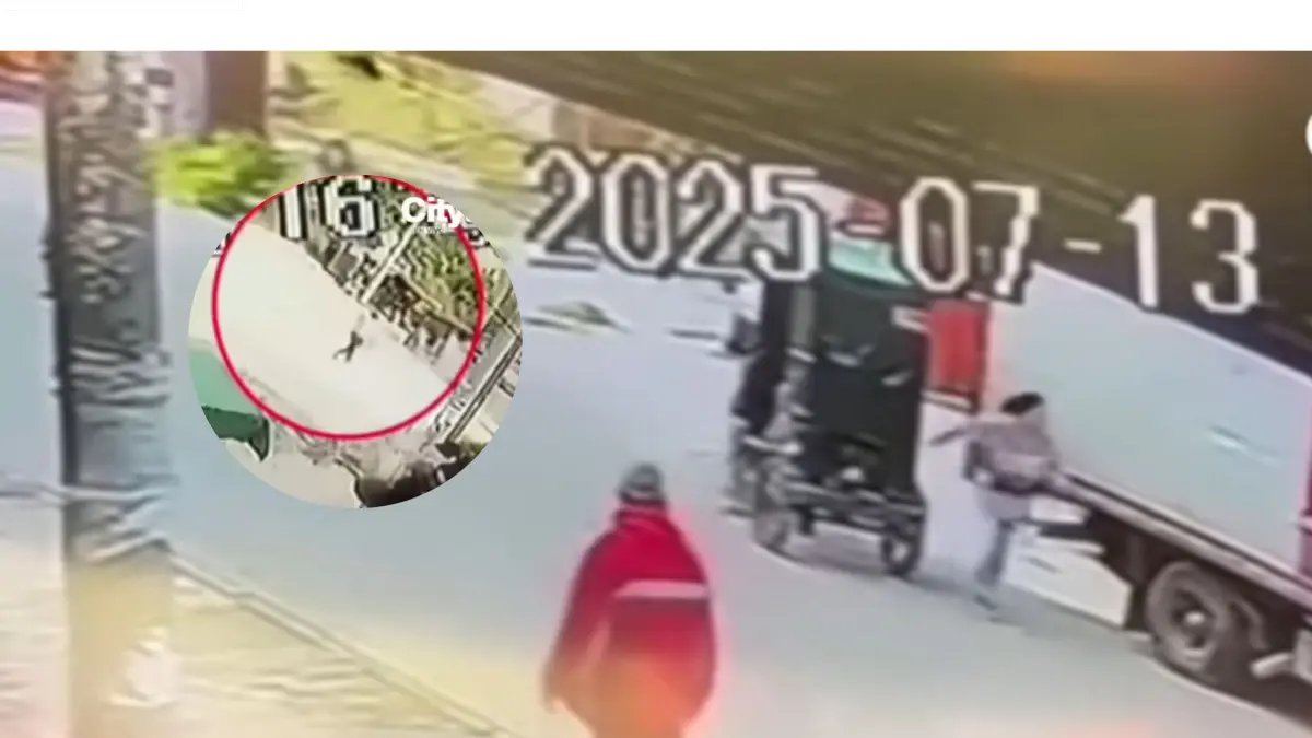 Niña de 11 Años Murió Tras Lanzarse de un bicitaxi sin frenos; Cámara de Seguridad Captó El Momento