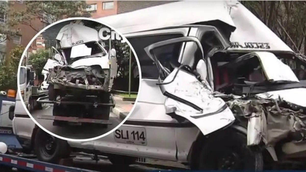 Accidente múltiple que involucra autobús escolar dejó a 3 menores de edad lesionados en bogotá: la ruta quedó destruida