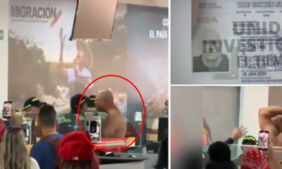 El delito por el el de será procesado el turista estadounidense cauturado en aeropuerto de cartagena tras desestroros en migracia: video