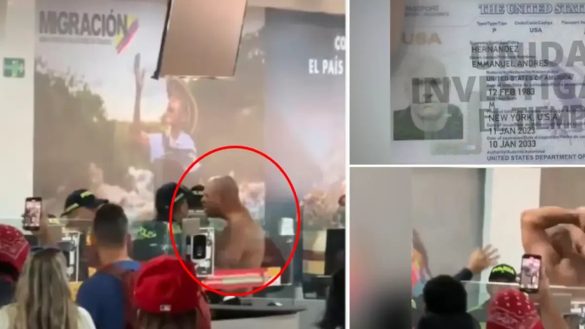 El delito por el el de será procesado el turista estadounidense cauturado en aeropuerto de cartagena tras desestroros en migracia: video