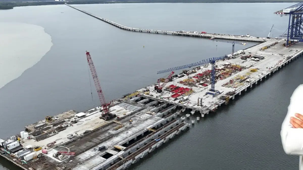 Gerente de Puerto Antioquia Entrega Detalla de la Megaobra, Que Está en Su Etapa Final