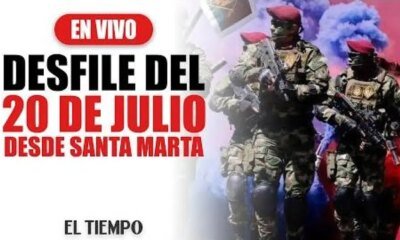 Desfile del 20 de Julio desde Santa Marta y Principales CiUdades del País