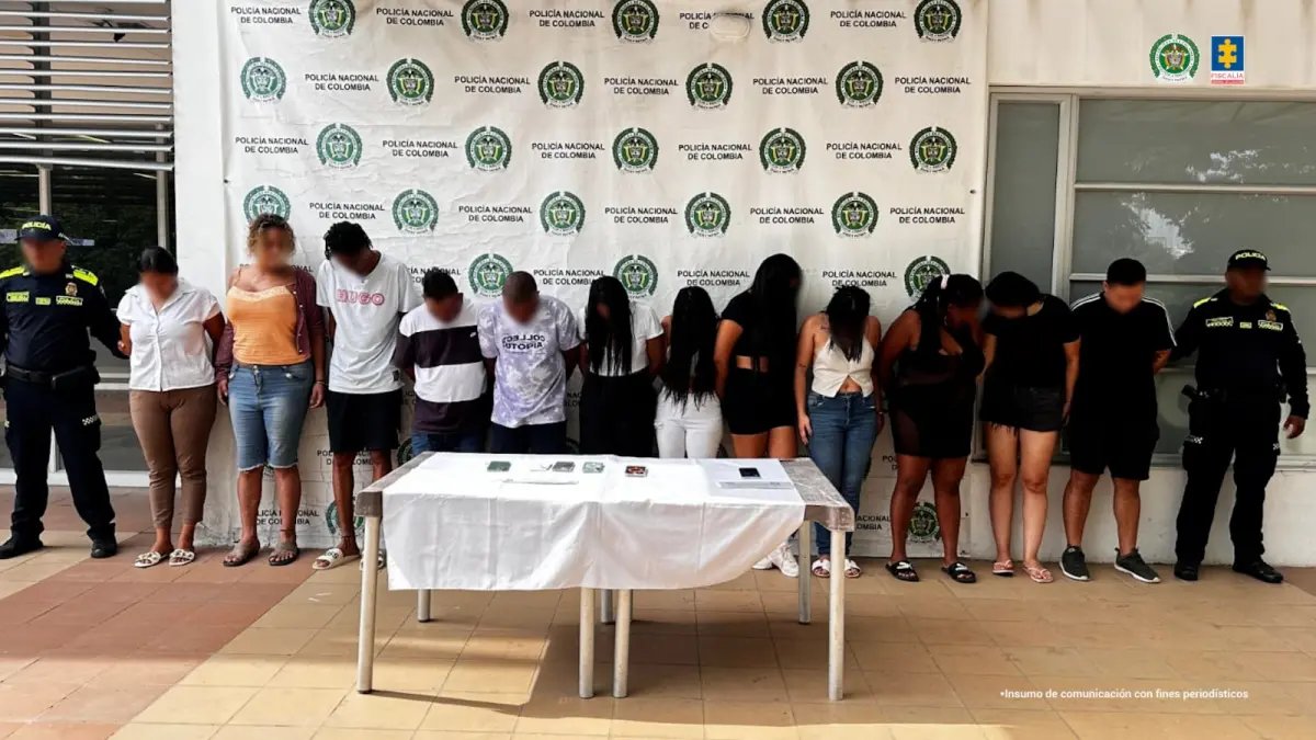 Fiscalía imputó 14 personas por trata y proxenetismo agravado