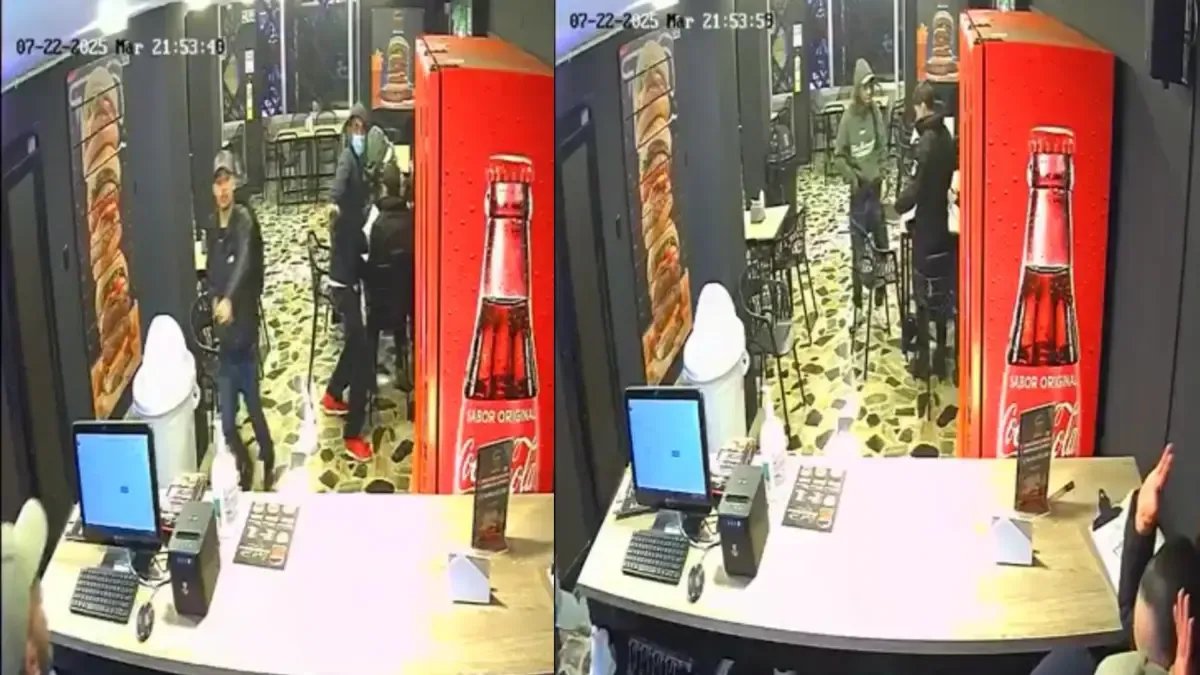 Delincuentes protagonizan violento atraco en restaurante de bogotá; Se Llevaron Hasta la Chaqueta de Un Cliente