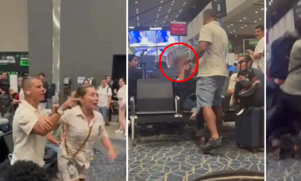 A Mujer Agredida por un Hombre en una Sala de Espera del Aeropuerto el Dorado, de Bogotá, Le Preocupan Seculas que Podría Sufrir por El Fuerte Golpe