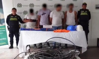 Así Robaban Cable Cuatro Delincuentes en Bogotá. ¿CÓMO VA ESTE DELITO Y QUE HAN HECHO LAS AUTORIDADES?