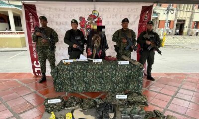 El Ejército Capturó en Nariño A Un Cabecilla de Grupo Armado Organizado Conun Morero en Su Poder; Tenía en su contra dos órdenes de captura