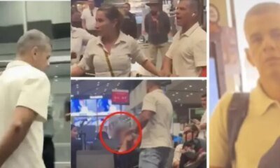 SE Conoce Nuevo Video de Héctor Fabio Santacruz Marulanda Cuando Fue detenido Tras Golpear A Pasajera en Aeropuerto el Dorado