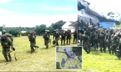 Militares Heridos por Ataque Con Drones en el Sur de Bolívar Fueron Trasladados en Helicópero A Bucaramanga: ESTO SE SABE