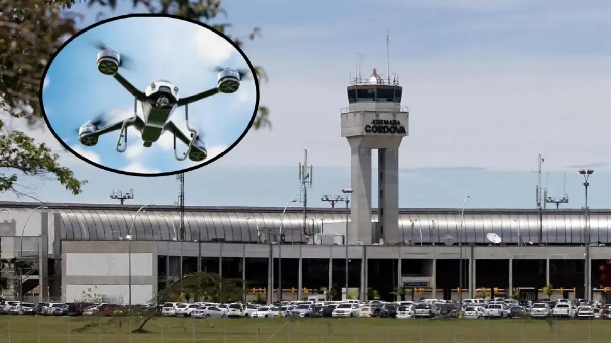 Más de 30 Vuelos Afectados en Aeropuerto de Rionegro por culpa de un dron