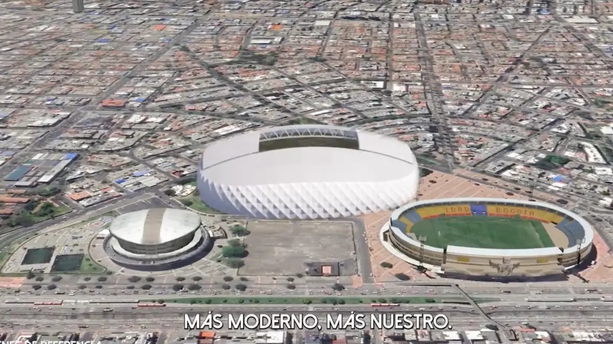 ¿Dónde quedará Ubicado el Nueva Estadio, Para más de 50 mil personajes, que emplazará al emblemartó nemesio camacho el campín en bogotá?