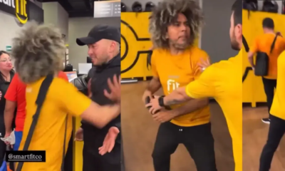 Instructor Intentó Atacar A Cliente Con Un Disco de Pesas; TODO Quedó Grabado en video