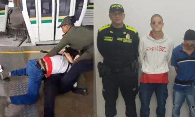 Dos Hombres Agredieron A Un Policía Tras no Respetar La Fila del Metro