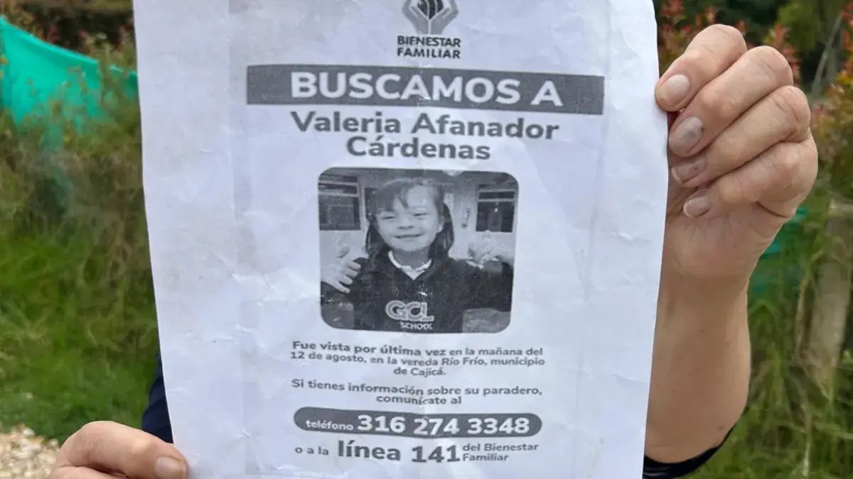 Las Preguntas en El Caso de Valeria Afanador Tras Halazgo de Su Cuerpo A 200 Metro del Colegio Donde Desapareció en Cajicá