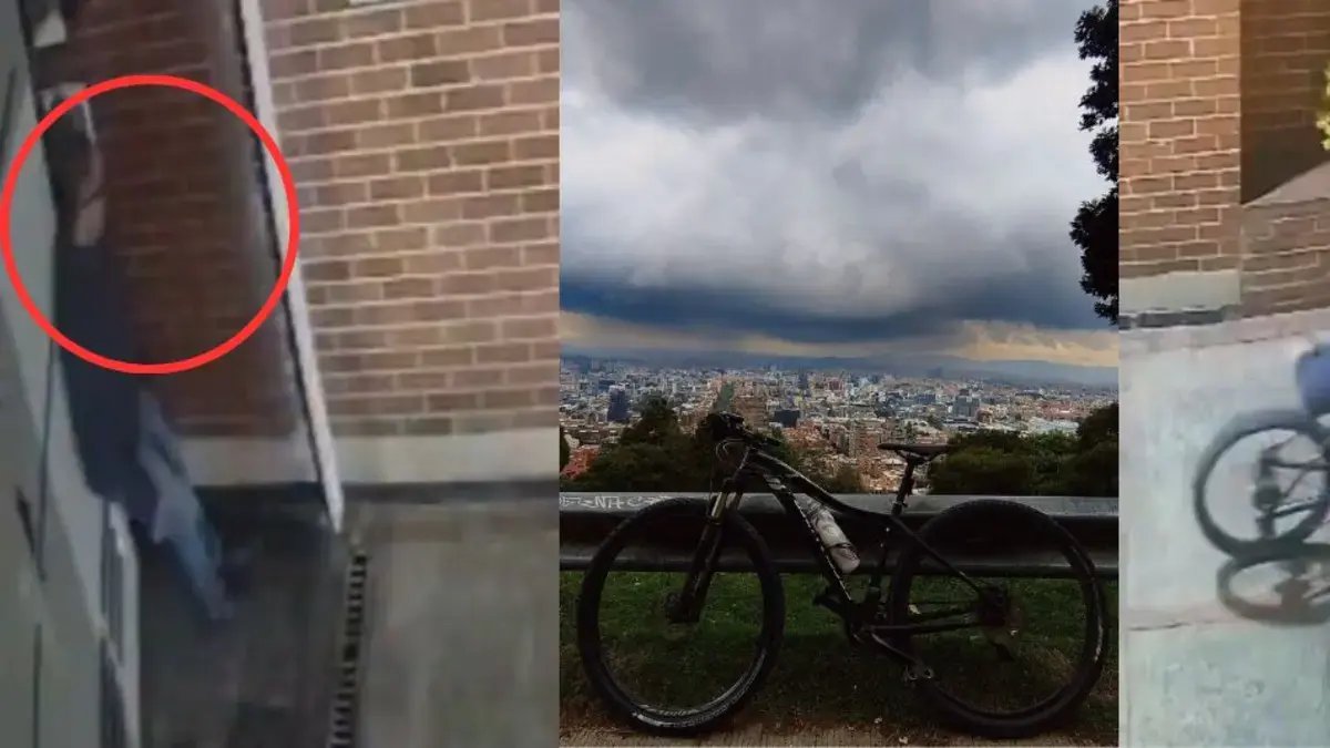 Mujer Relató CÓMO le Robaronon Su Bicicleta Avaluada en Cinco Millones de Pesos del Parquero de Un edificio Residencial de Bogotá: 'Me dio miiedo'