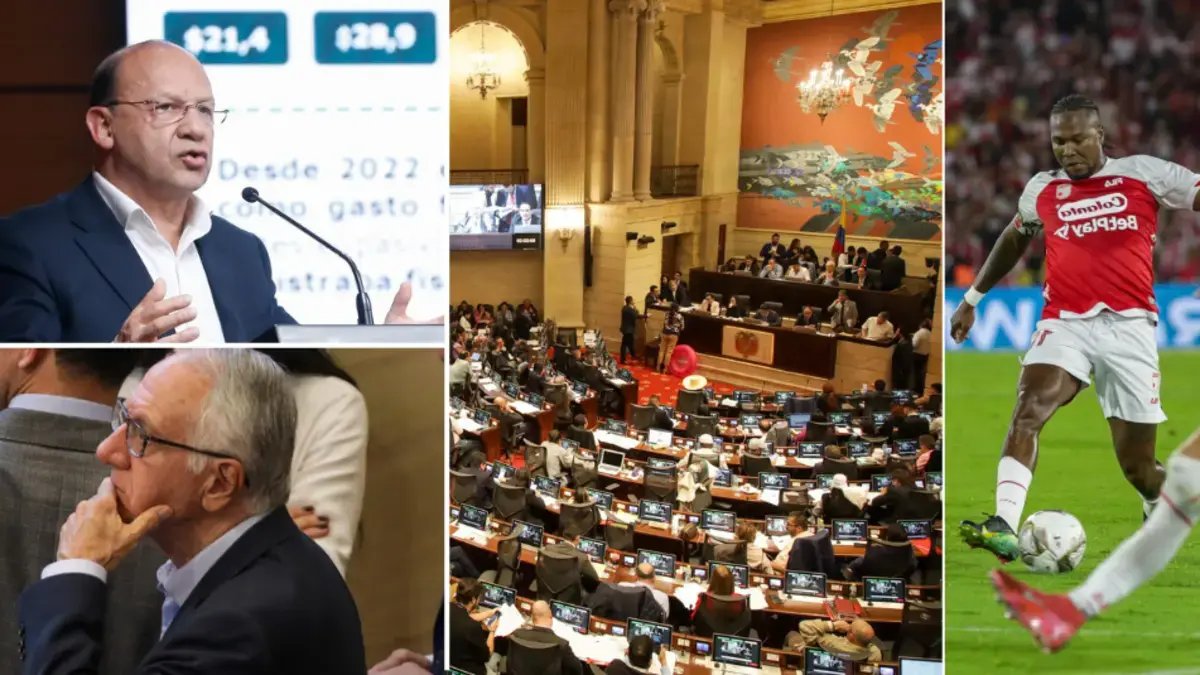 Discusión del Presupesto 2026; Reforma de la Salud; Partidos liga betplay y lo que ser