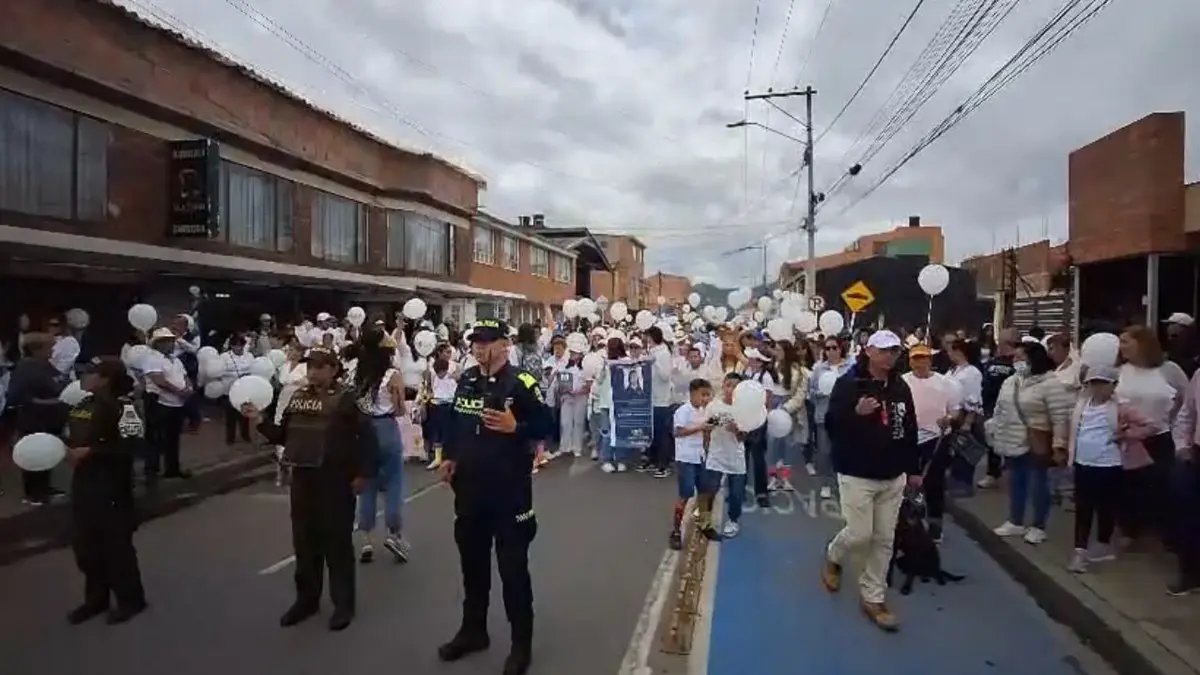 Cajicá Marchó para que la Encuentren.