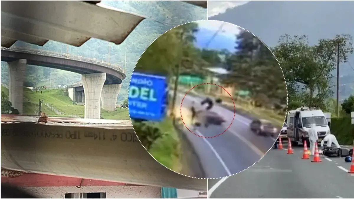 La Emstesde de Un Carro a una Moto entrelato CALARCÁ Y SALENTO (QUINDIO) QUE DEJÓ A CUATRO PERSONAS HERidas, Dos de Ellas de Gravedad