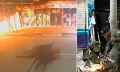 El Video del Momento en que Artefacto Explotó en Pleno Centro de Florencia, Caquetá, Muy Cerca a la Alcaldía: 'Abandonado en una Caneca'