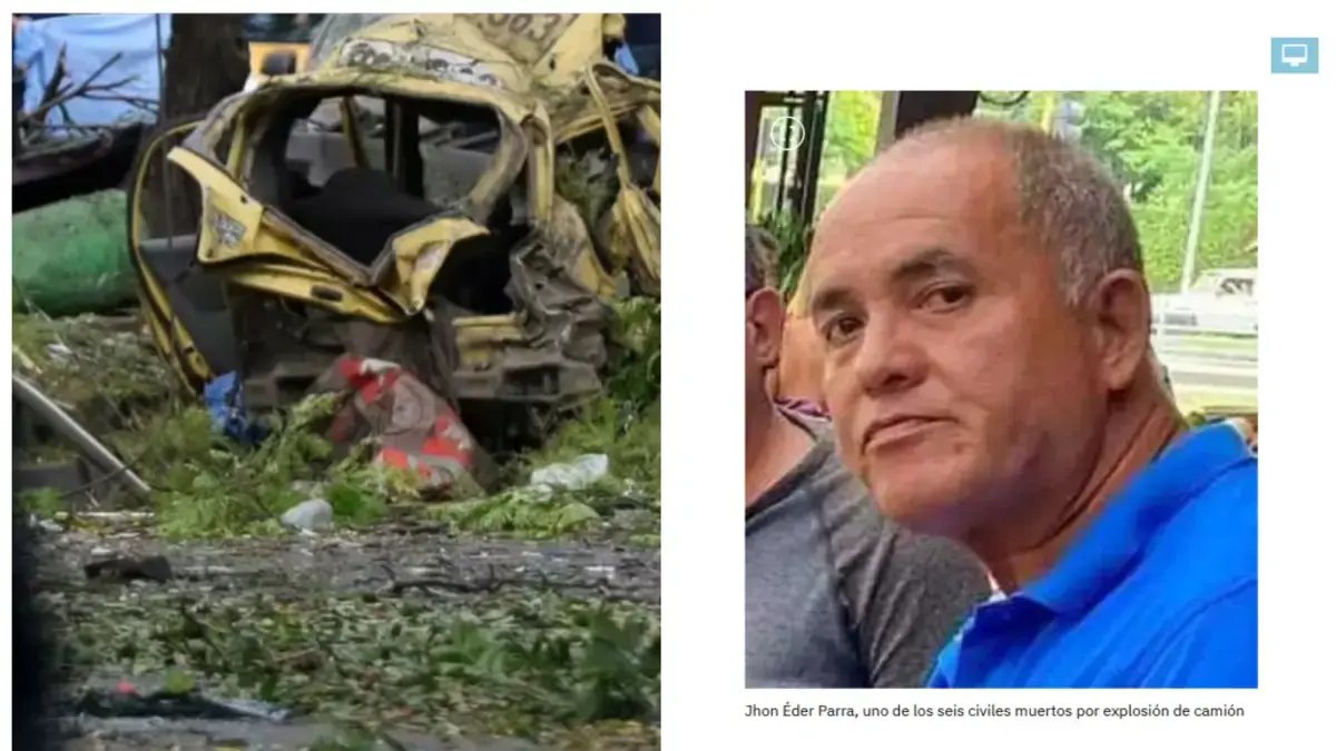 La Historia del Taxista y CerraJero Que Iba por su Sobrina y Murió por causa de la Explosión del Camión Bomba Frente a la base Aérea de Cali
