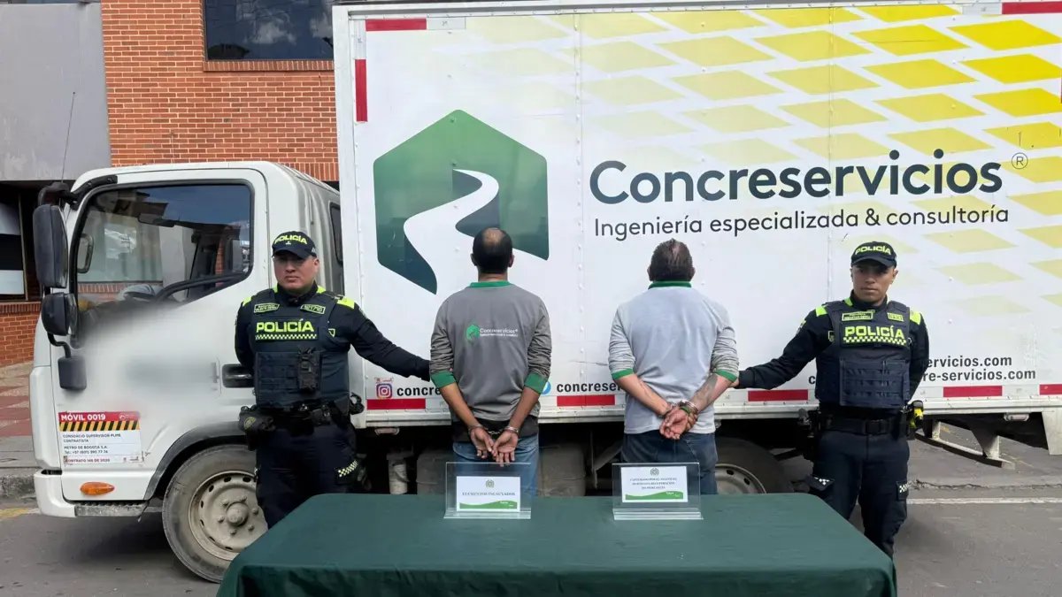 Capturados dos Hombres que pretendía robar maquinaria y elementos de construcción de obra de la primera línea del metro de bogotá