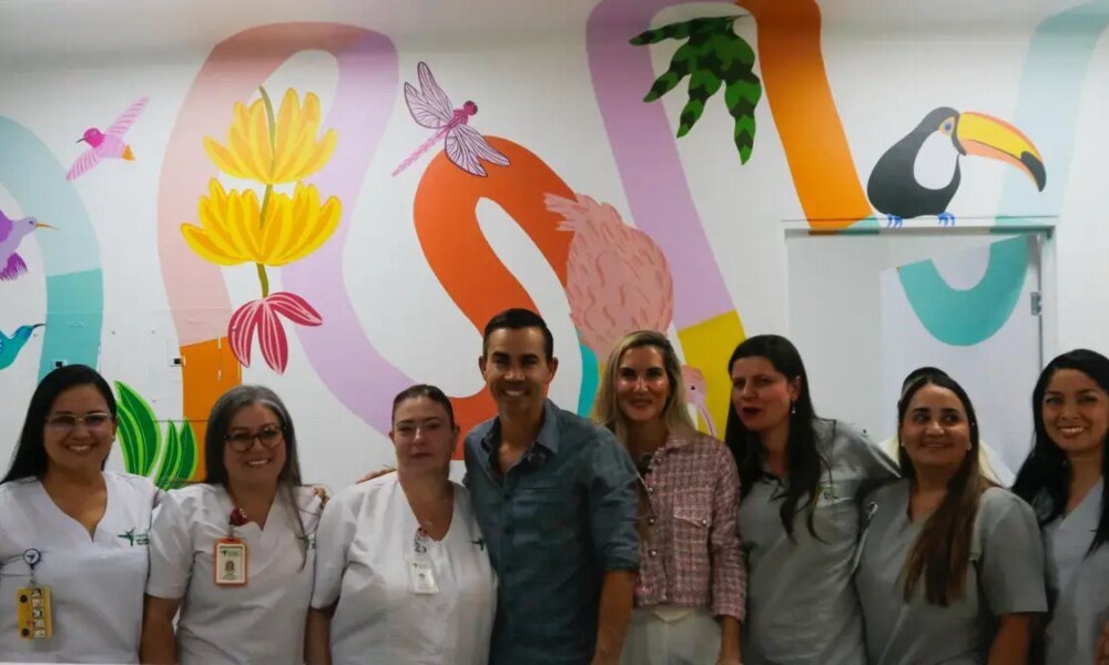 El Hospital San Vicente presente SU Renovado Servicio de Quimioterapia Infantil Gracias A Millonaria Donación del Golfista Camilo Villegas y Su Esposa