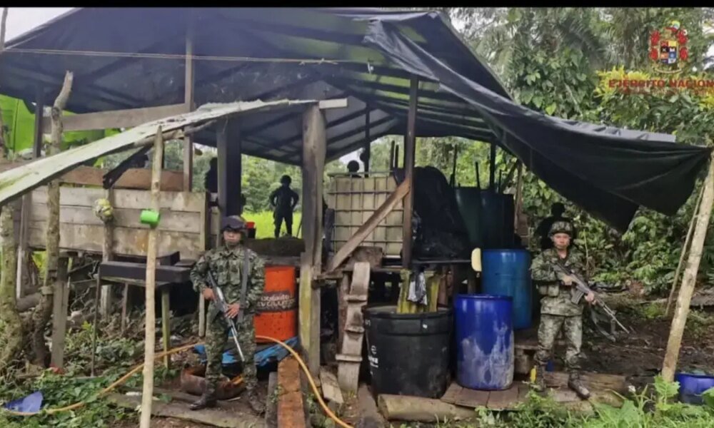 El Ejército Nacional Destruyó 90 Laboratorios para el Procesamiento de Alcaloides en Los Municipios de la Costa Pacífica de Nariño