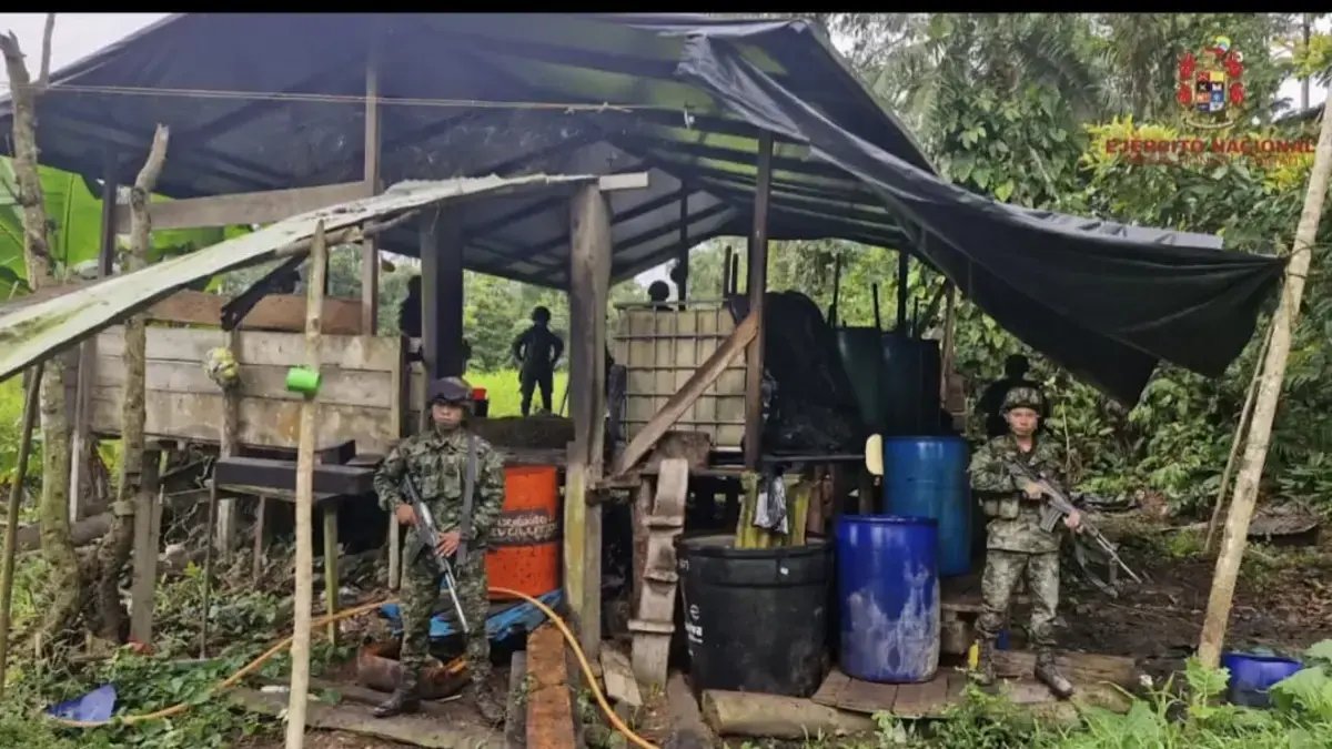 El Ejército Nacional Destruyó 90 Laboratorios para el Procesamiento de Alcaloides en Los Municipios de la Costa Pacífica de Nariño