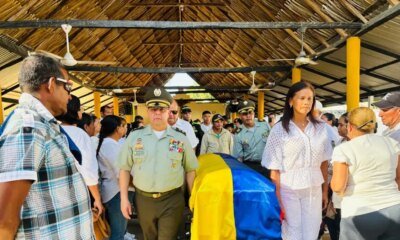 Con Honores Fue Sepultado en San Marcos (Sucre), El Patrullero de la Policía Nacional, Rafael Enrique Anaya Almanza